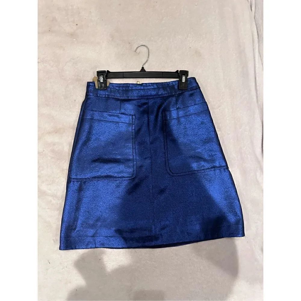 Marc by Marc Jacobs metallic blue women’s skirt size 4 size S